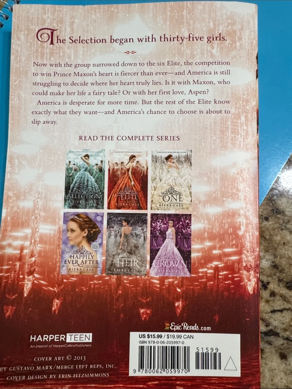 The Elite, Book Two of The Selection Series, New
